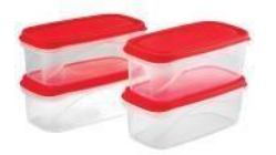 Frostee Container 550 Ml (2200 Ml) (Red)
